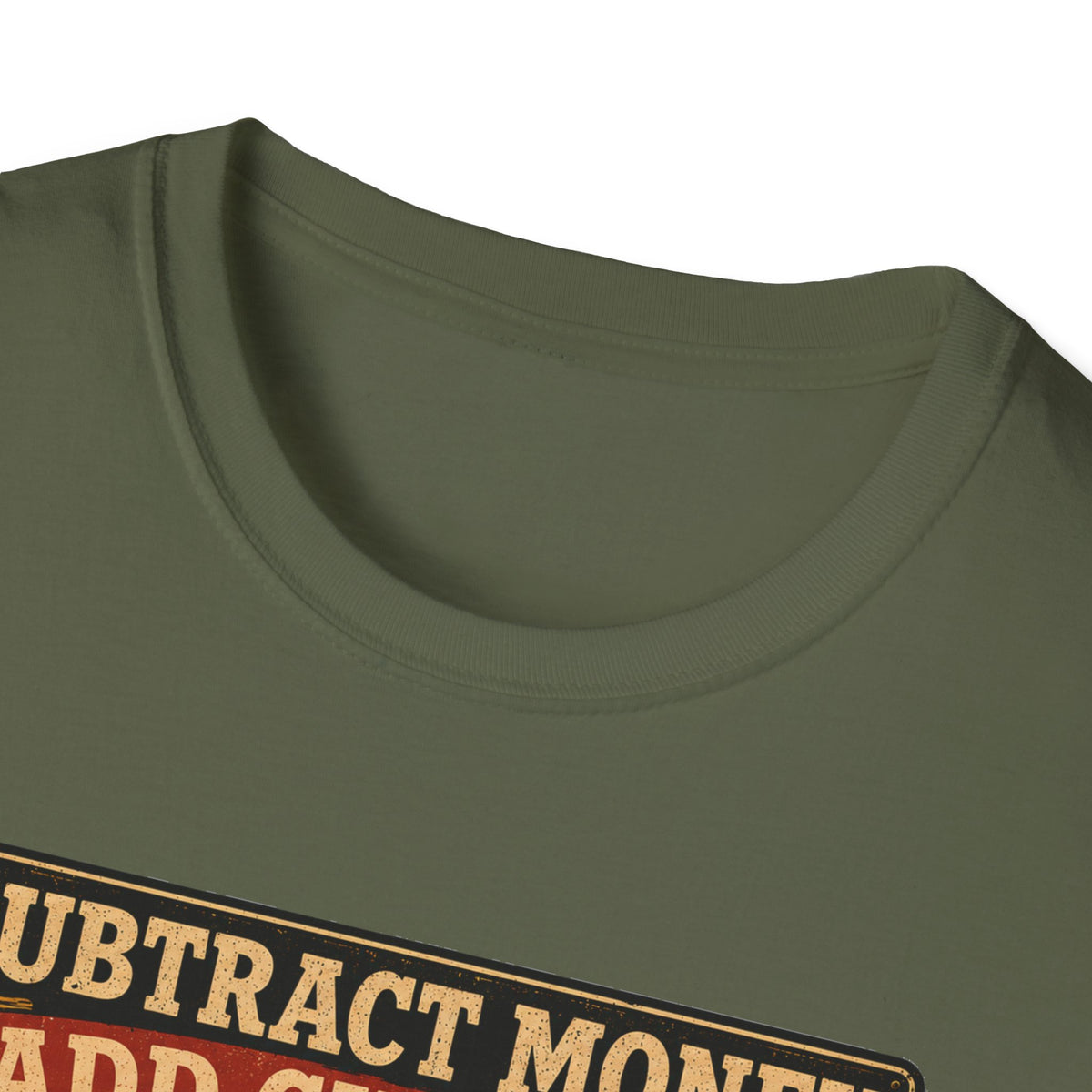 Subtract Money Add Chickens T-Shirt — Chicken Math Budget Tee