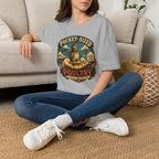 Tiny Quail Adventures T-Shirt — Backyard Bird Keeper Vintage Graphic Tee