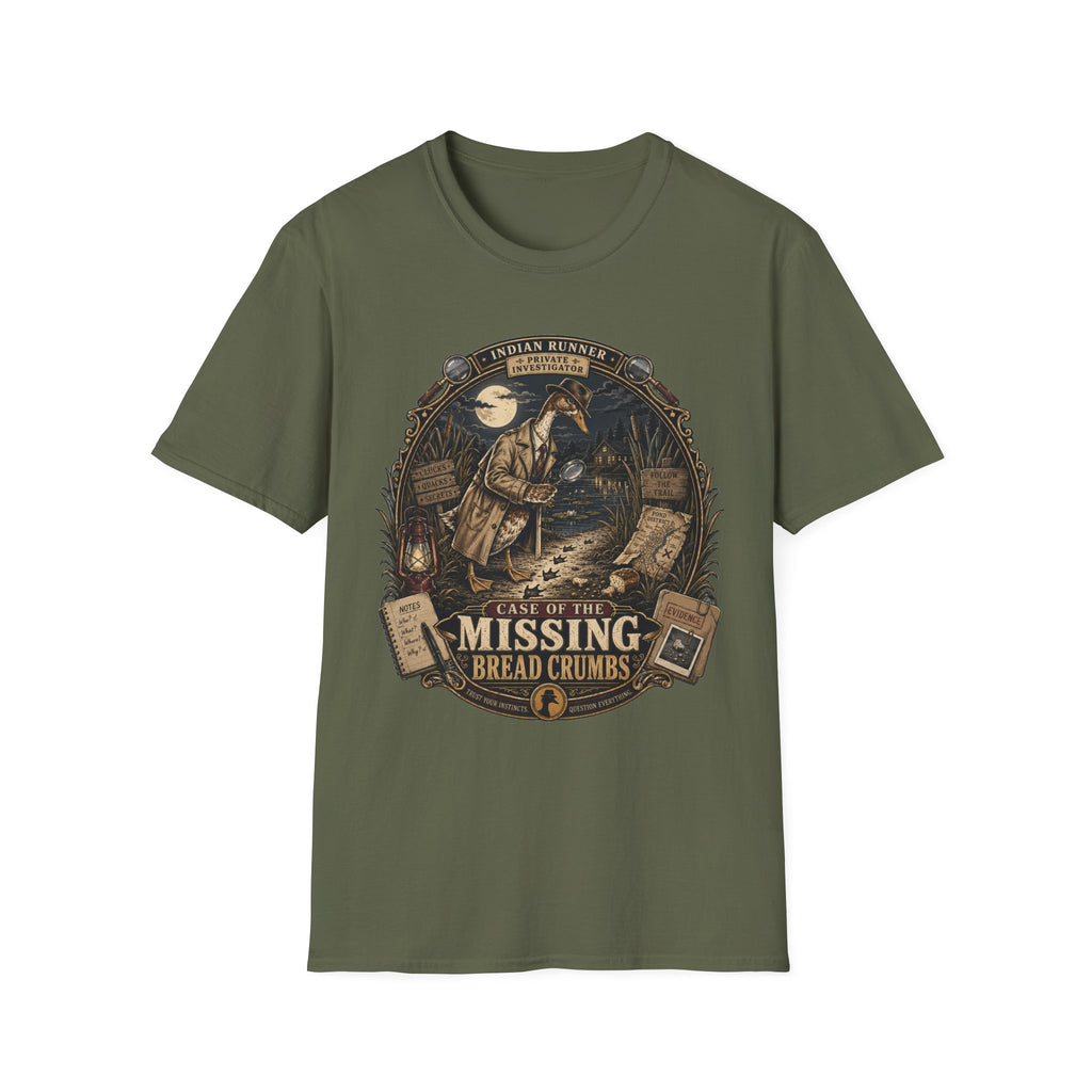 The Case of the Missing Breadcrumbs Indian Runner T-shirt, photo 4