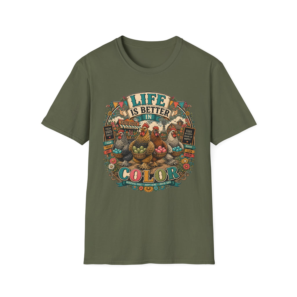 Colorful Farm Festival Easter Egger T-shirt, photo 6