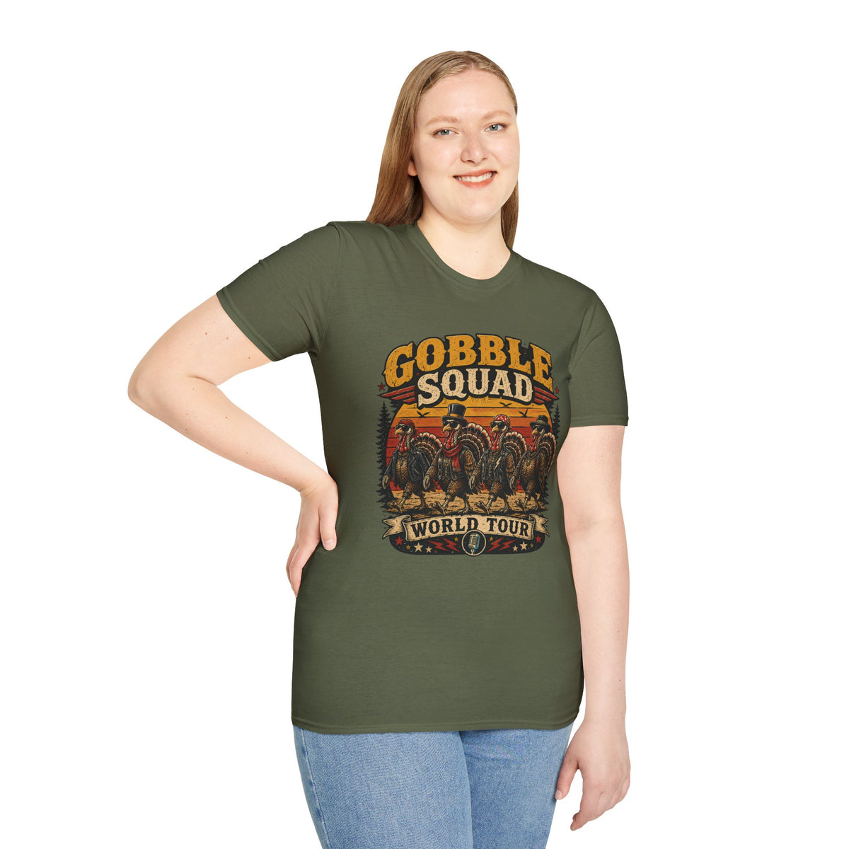 Gobble Squad World Turkey Tour Tee — Born to Strut