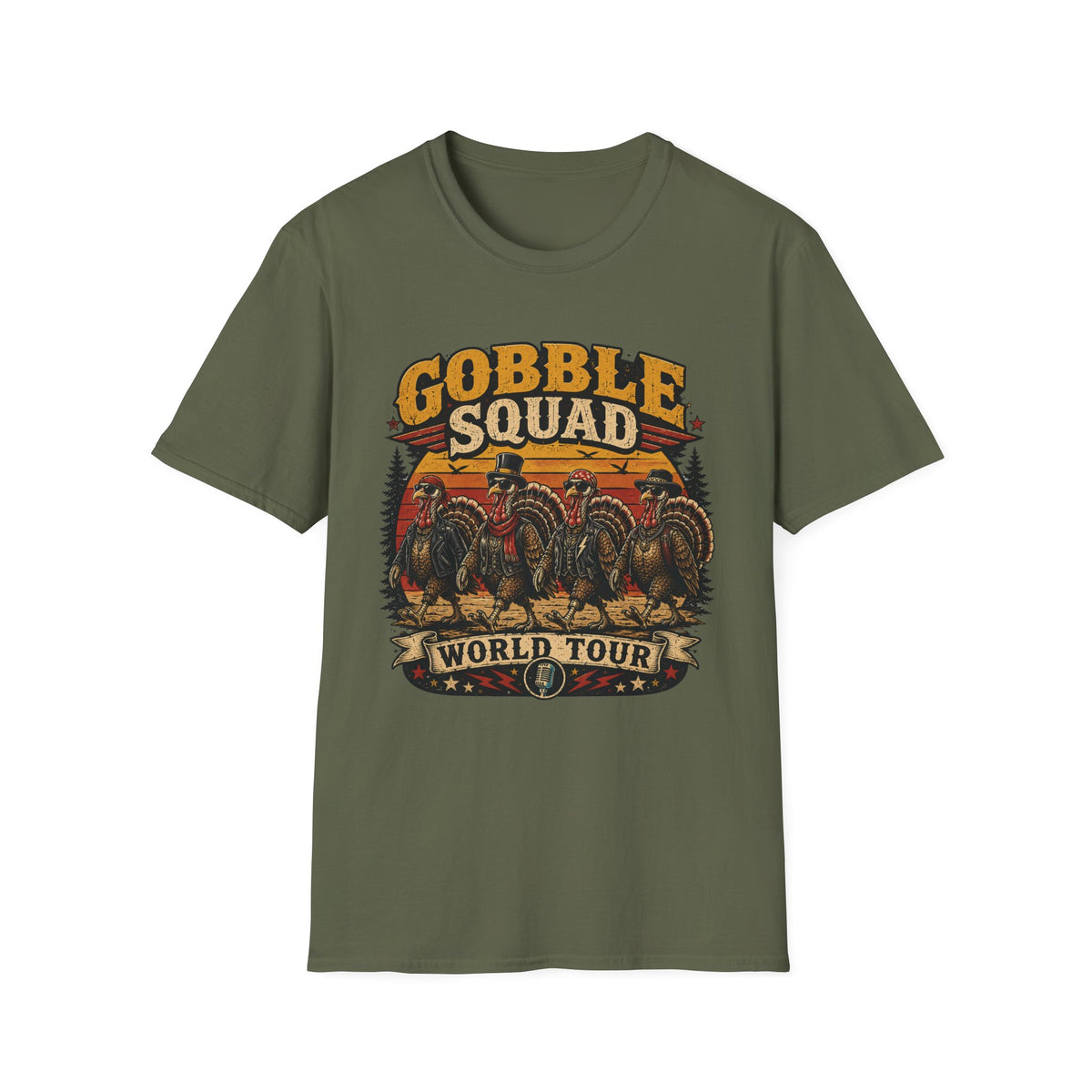 Gobble Squad World Turkey Tour T-shirt, photo 6