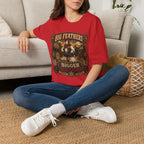 Big Feathers, Bigger Reputation Brahma T-Shirt — Bold Rooster Graphic Tee