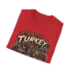 Crazy Turkey Lady Grunge Tee — Turkeys Before People