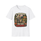 Zombie Chicken's Cornfield Jackpot T-Shirt — "I thought you said GRAINS" Funny Tee