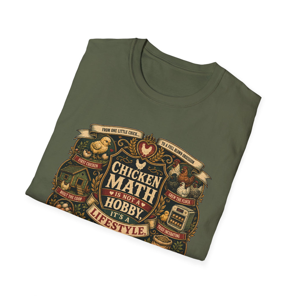 Chicken Math Is Not a Hobby It's a Lifestyle T-Shirt — Graphic Tee