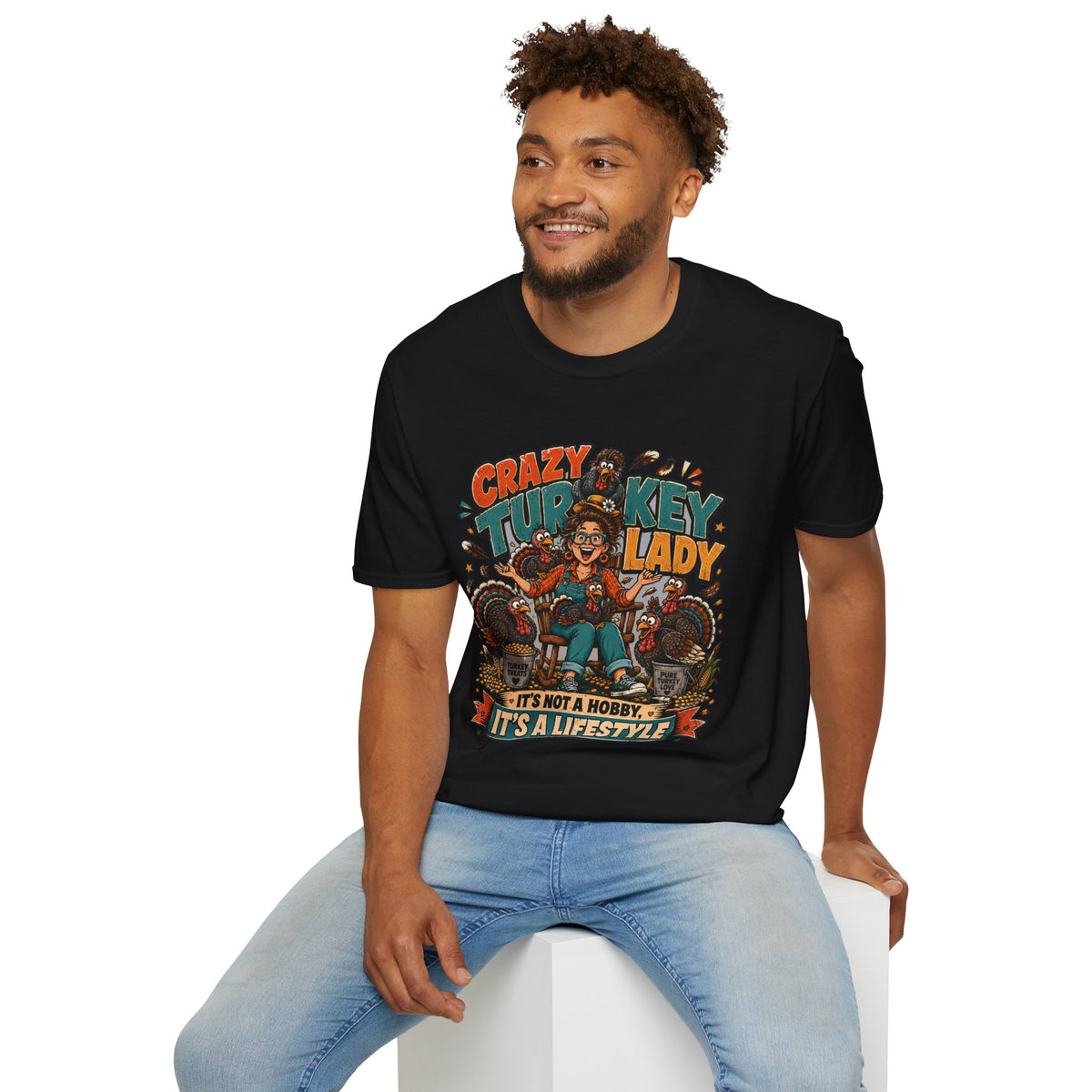 Crazy Turkey Lady Tee — It's Not a Hobby, It's a Lifestyle