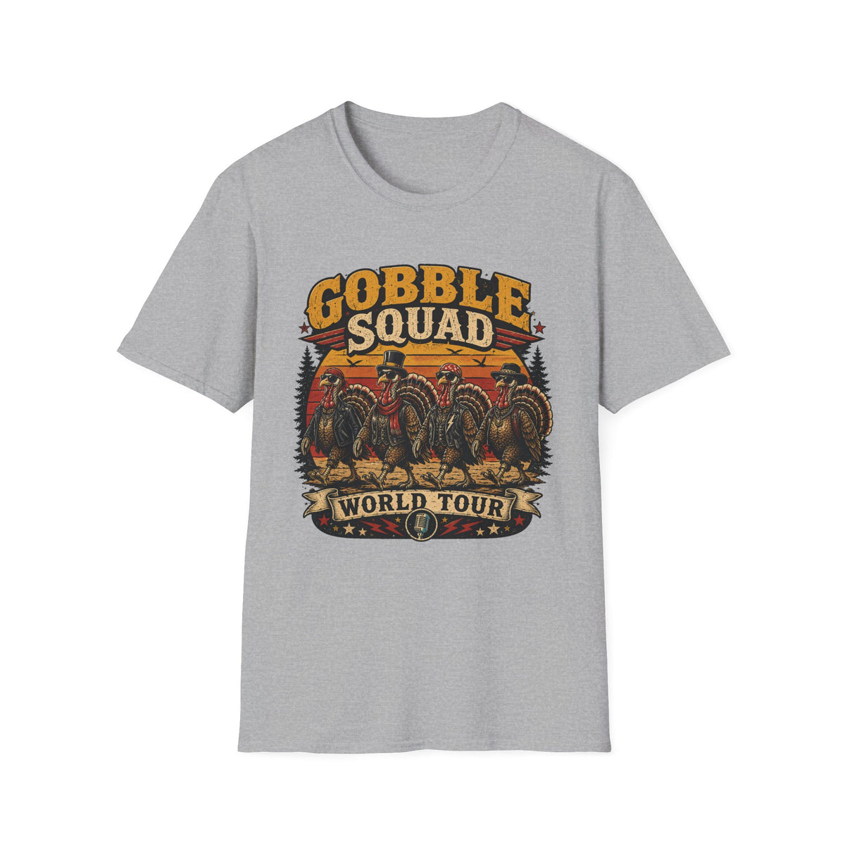 Gobble Squad World Turkey Tour T-shirt, photo 3