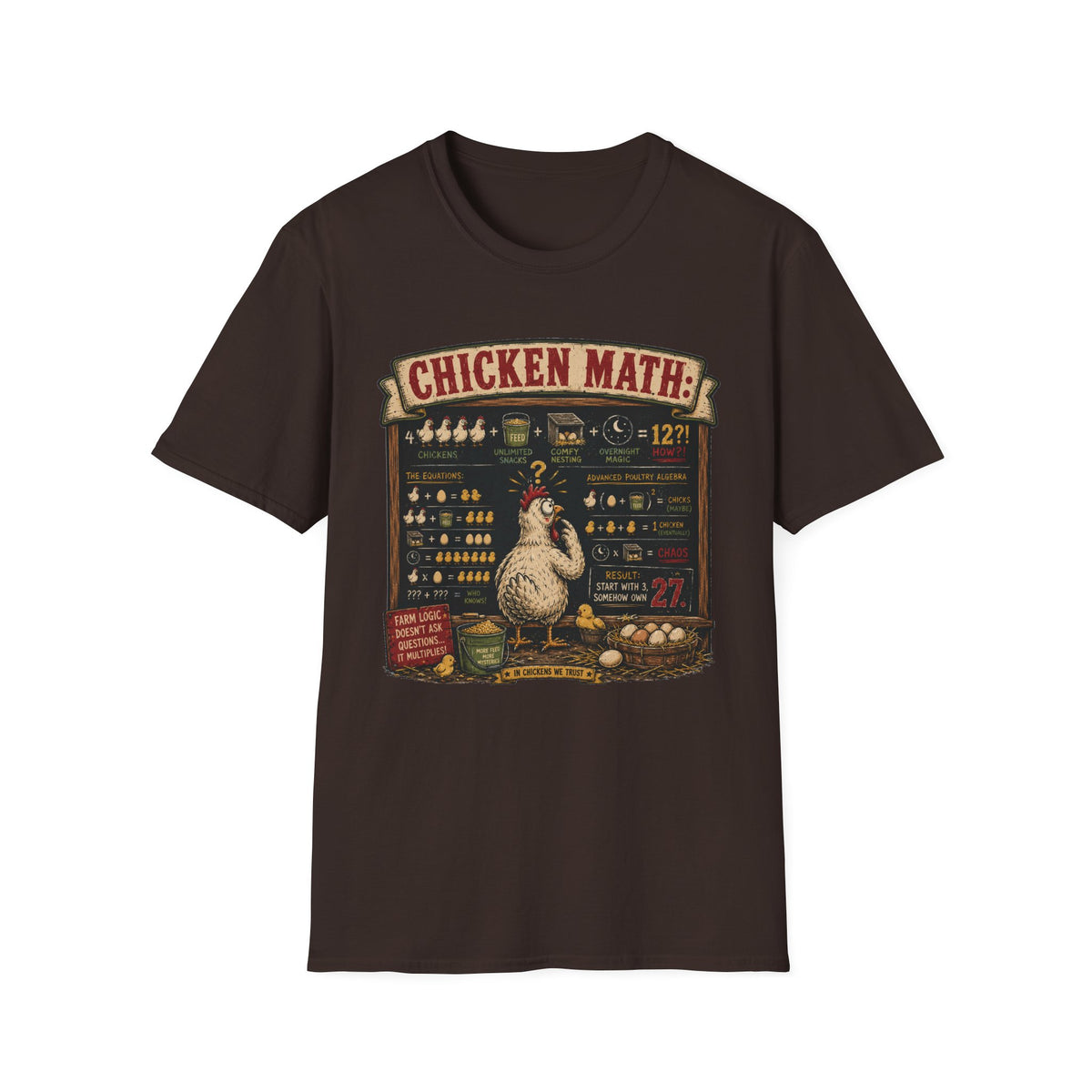 Advanced Poultry Algebra T-shirt, photo 4