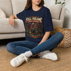 Full Volume Since Sunrise Guinea Fowl T-Shirt — Rock Concert Poultry Poster Tee