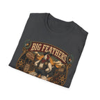 Big Feathers, Bigger Reputation Brahma T-Shirt — Bold Rooster Graphic Tee