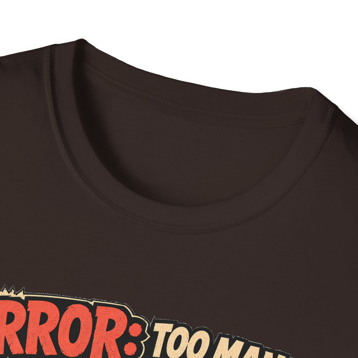 Too Many Chickens Error T-Shirt — Chicken Math Calculator Tee