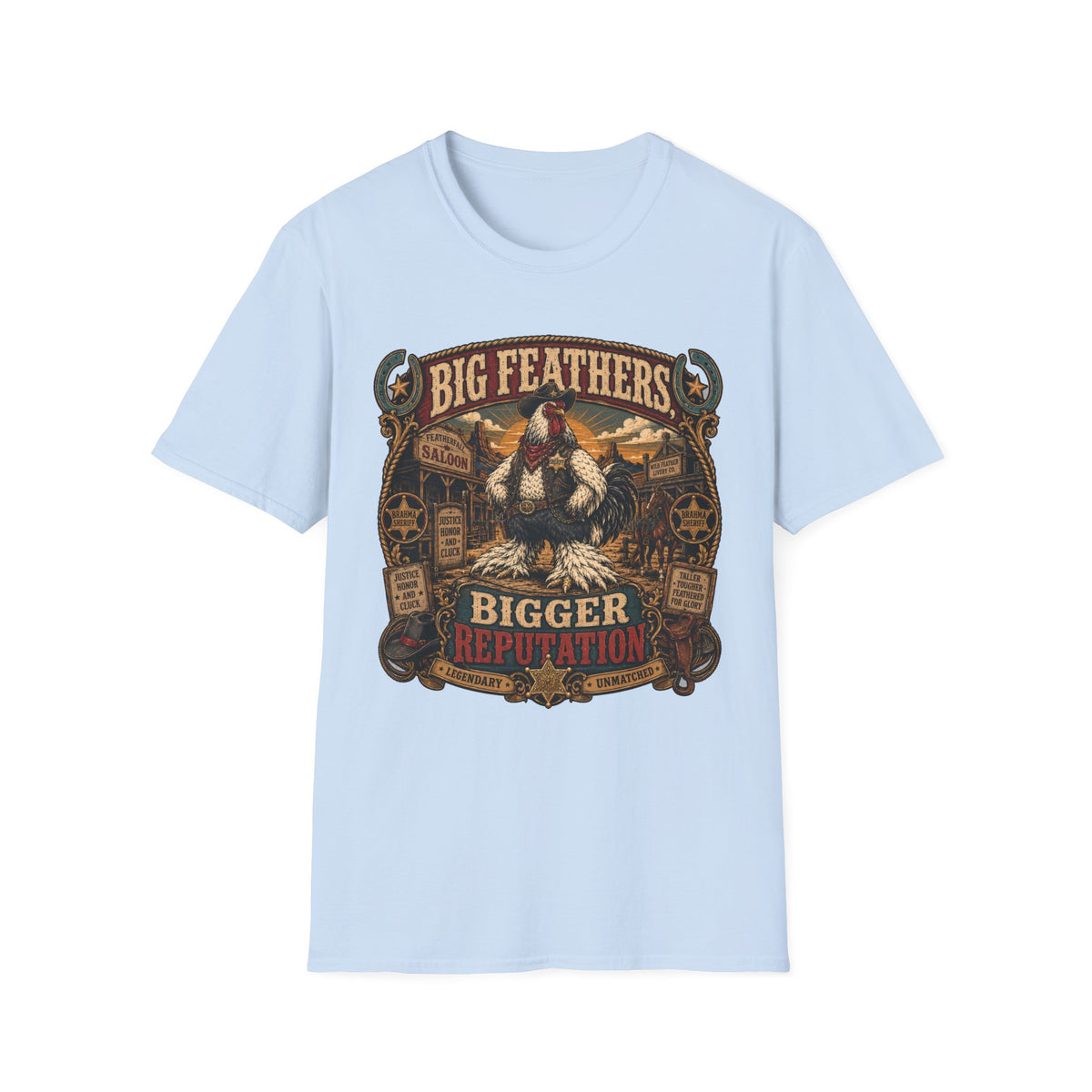 Big Feathers, Bigger Reputation Brahma T-shirt, photo 2