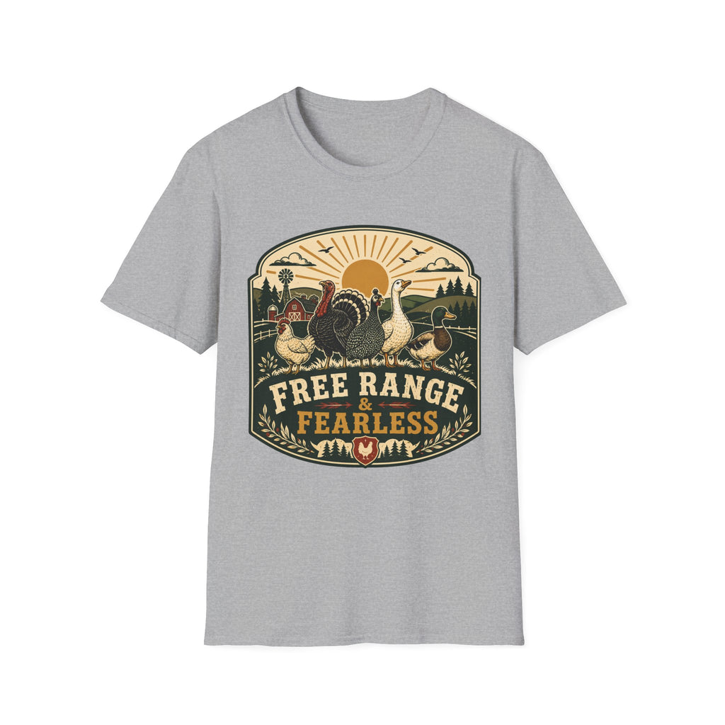 Free Range Fearless Turkey T-shirt, photo 5