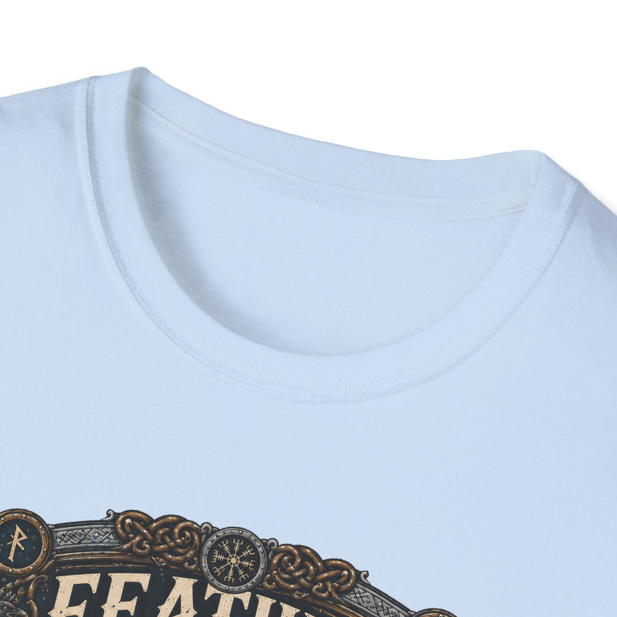 Feather of the North Brahma T-Shirt — Nordic Warrior Rooster Tee
