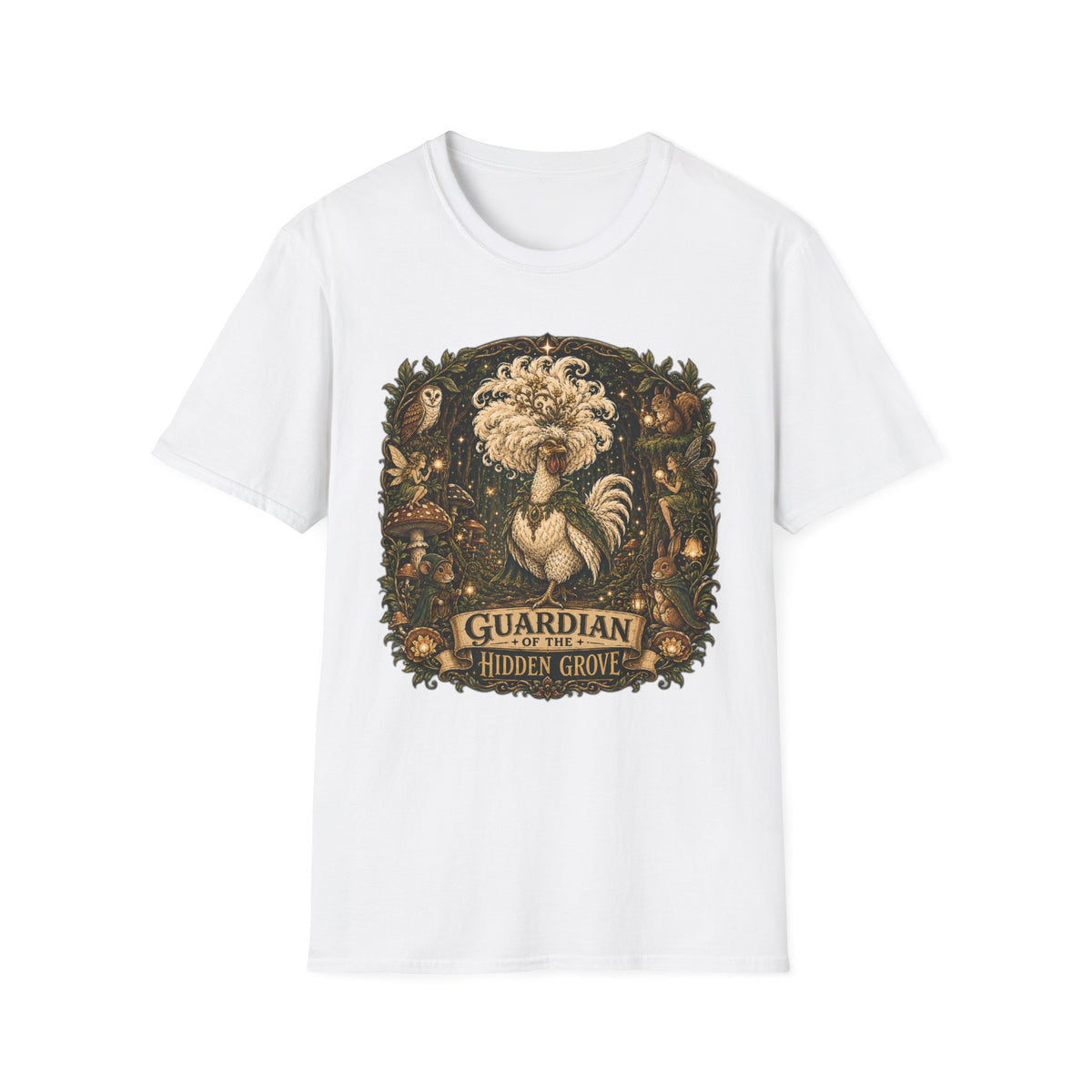 Guardian of the Hidden Grove Polish Chicken T-shirt, photo 2