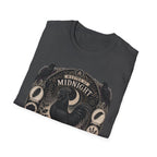 Master of Midnight Feathers Ayam Cemani T-Shirt — Gothic Rooster Graphic Tee