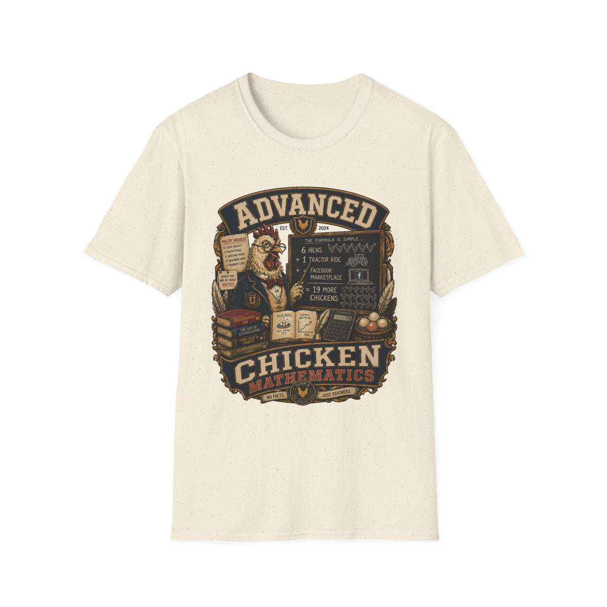 Advanced Chicken Mathematics T-shirt, photo 5