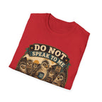 Do Not Speak to Me Before Feed Time Quail T-Shirt — Grumpy Quail Farmer Graphic Tee