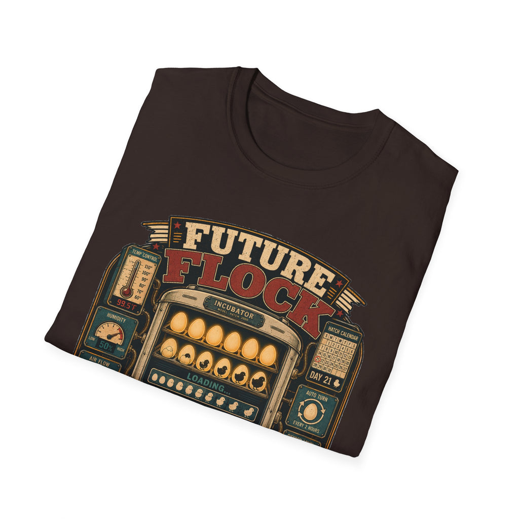 Future of Greatness Incubator T-Shirt — Funny Hatching Homestead Tee