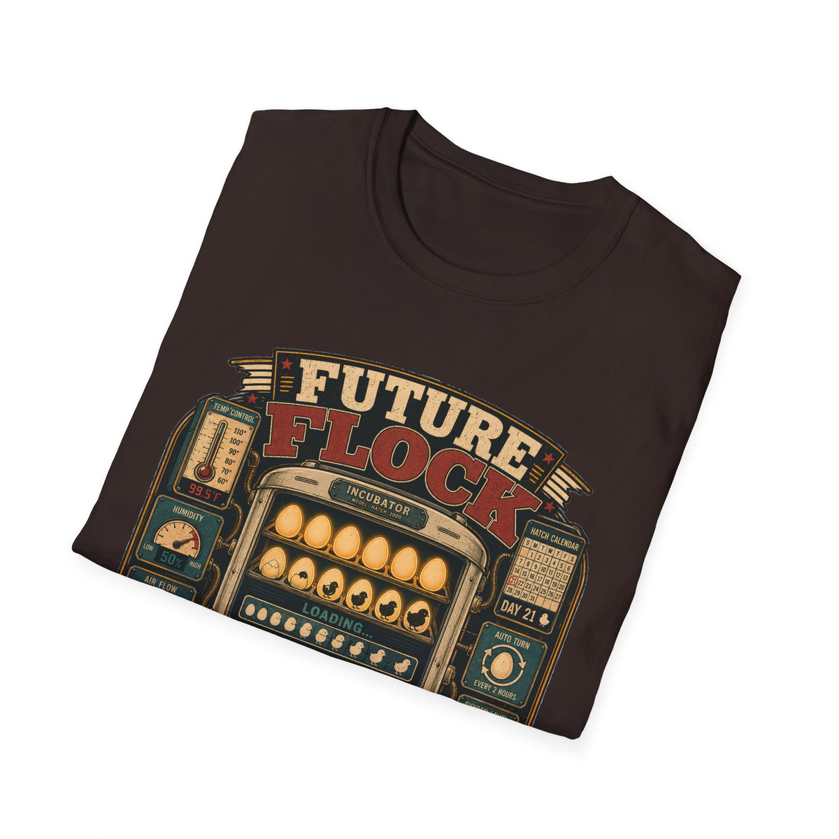 Future of Greatness Incubator T-Shirt — Funny Hatching Homestead Tee