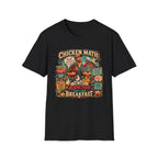 The Only Addiction That Lays Breakfast T-Shirt — Chicken Math Graphic Tee