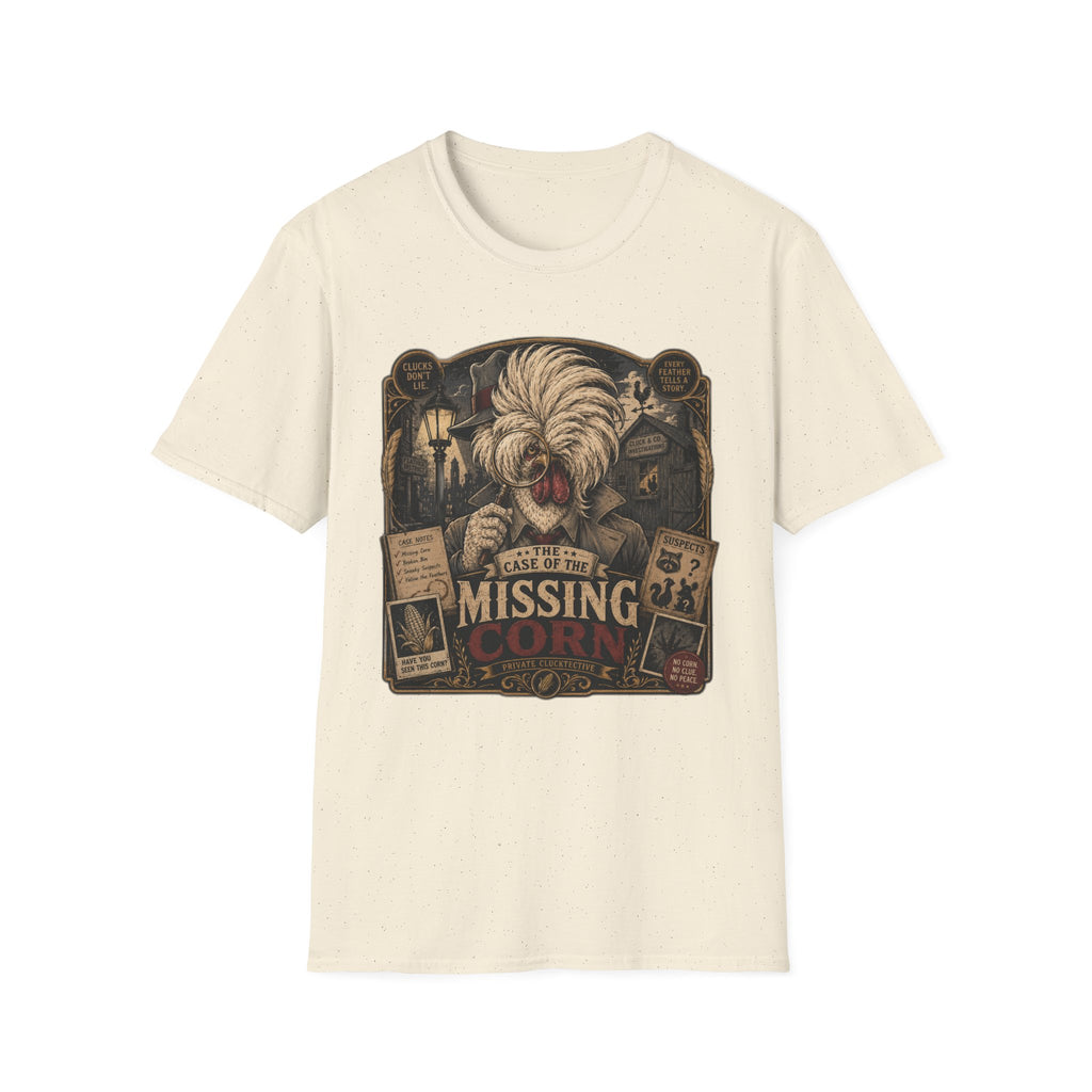 The Case of the Missing Corn Polish Chicken T-Shirt