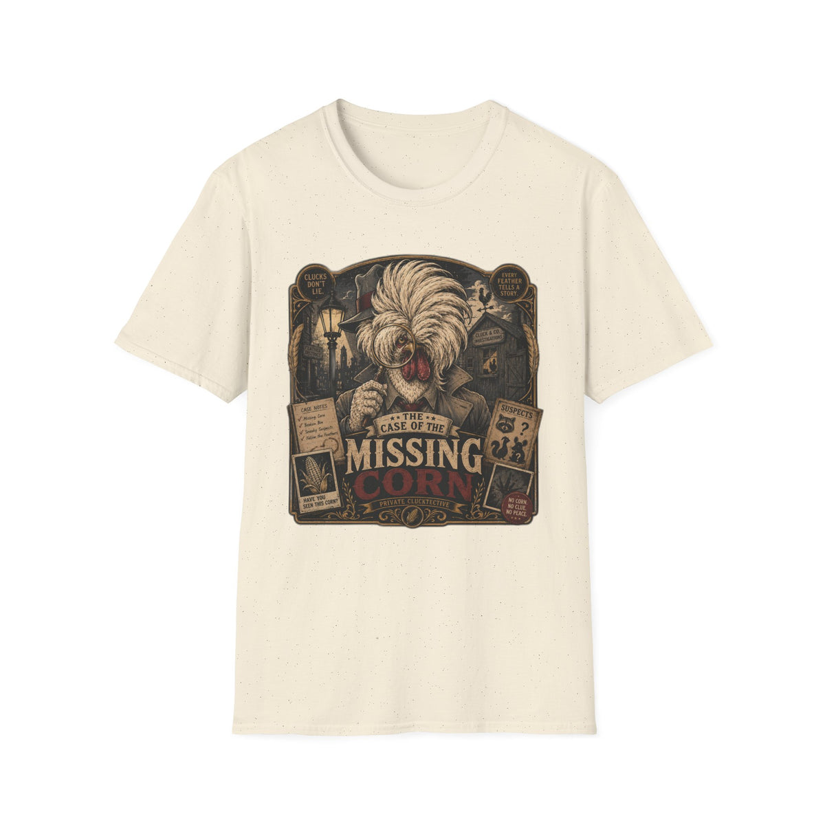 The Case of the Missing Corn Polish Chicken T-Shirt