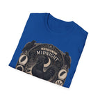 Master of Midnight Feathers Ayam Cemani T-Shirt — Gothic Rooster Graphic Tee