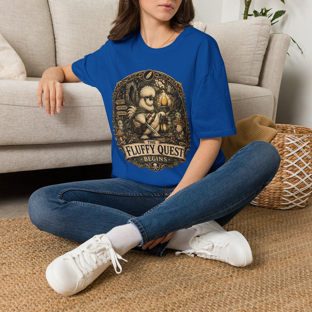 Quest for the Golden Egg Silkie T-Shirt — Enchanted Wood Adventure Tee