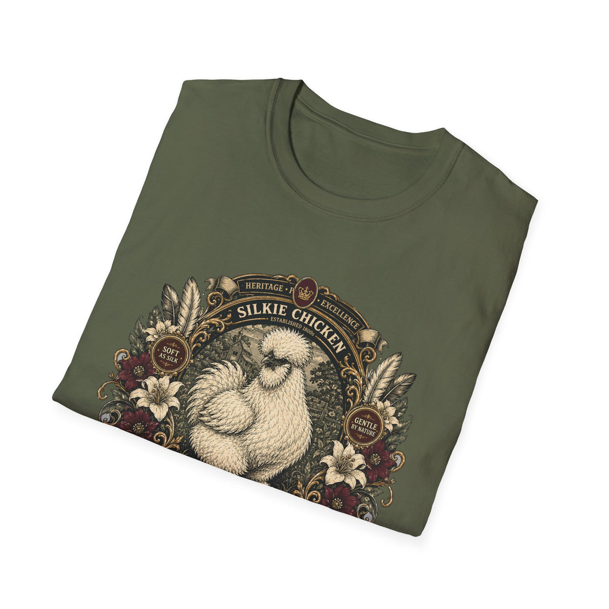 Champion of the Coop Silkie T-Shirt — Regal Show Hen Tee