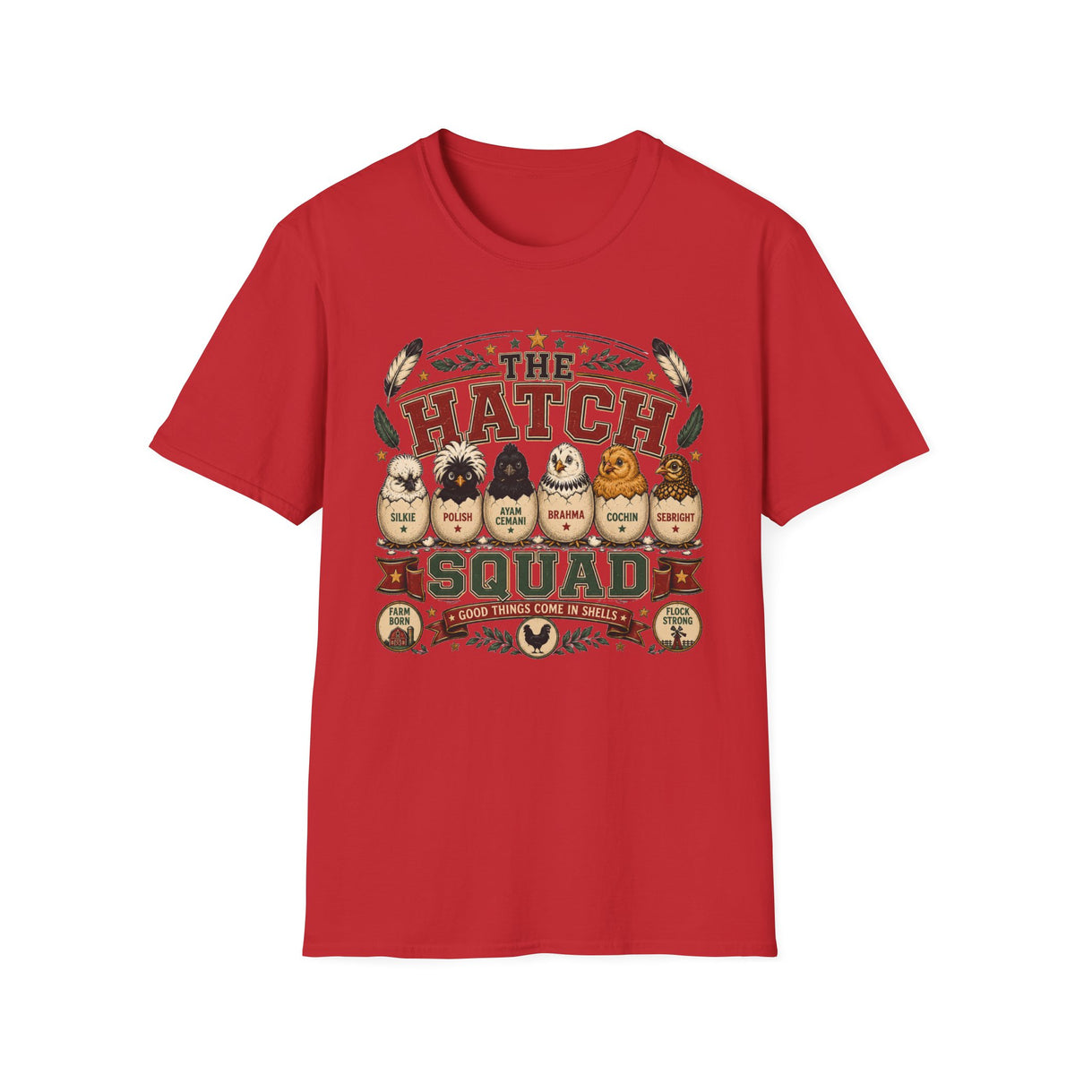 The Hatch Squad Farm Team T-Shirt — Good Things Come In Shells Tee