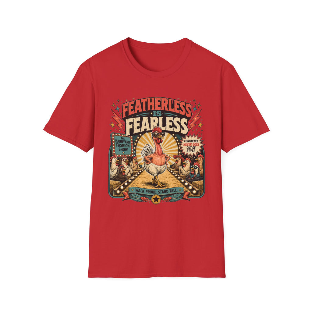 Featherless is Fearless Fashion Show Naked Neck T-shirt, photo 3