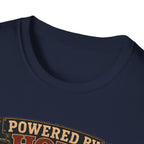 Powered by Hope and Patience T-Shirt — Funny Incubator Homestead Tee