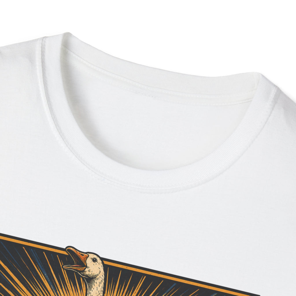The Flock Awakens T‑Shirt — Retro Goose & Duck Vintage Wildlife Tee