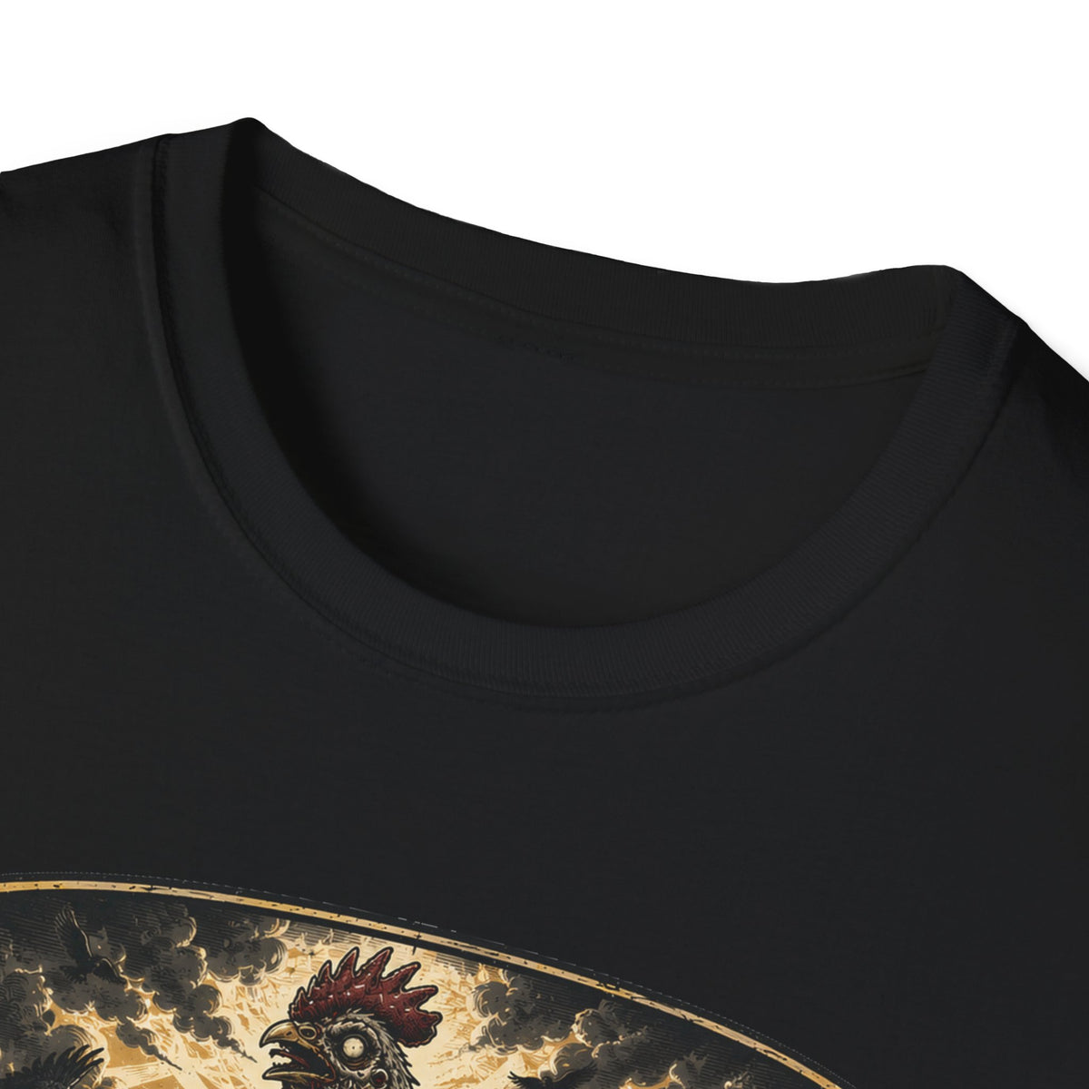 Protect the Last Egg T-Shirt — Undead Guardian Hen Zombie Chicken Tee