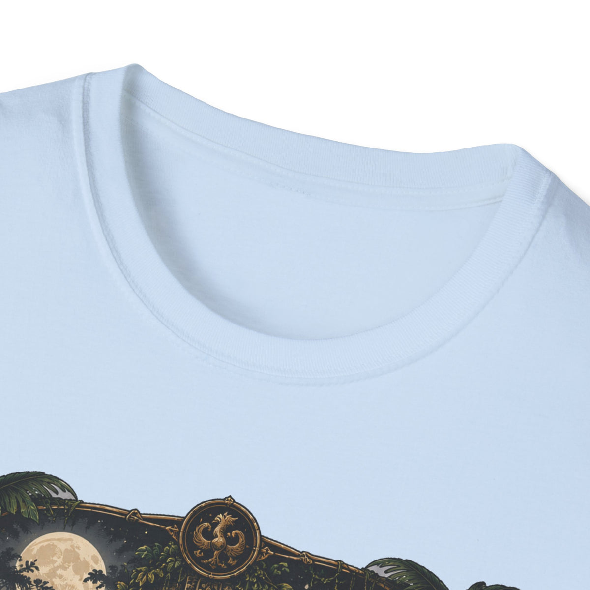 Keeper of Secrets Ayam Cemani T-Shirt — Jungle Temple Rooster Graphic Tee
