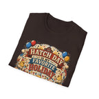 Hatch Day Is My Favorite Holiday T-Shirt — Cute Fluffy Chicks Tee