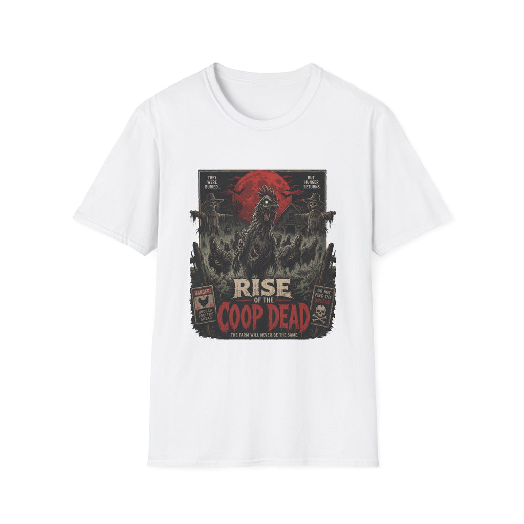 Rise of the Undead Poultry T-Shirt — Zombie Chicken Uprising Tee