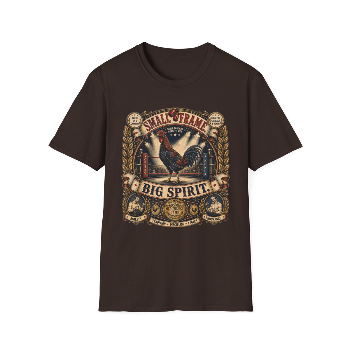Champion of the Ring Old English Game T-shirt, photo 4