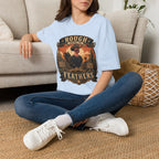 Rough Feathers and Desert Pride Naked Neck T-Shirt — Untamed Spirit Rooster Tee