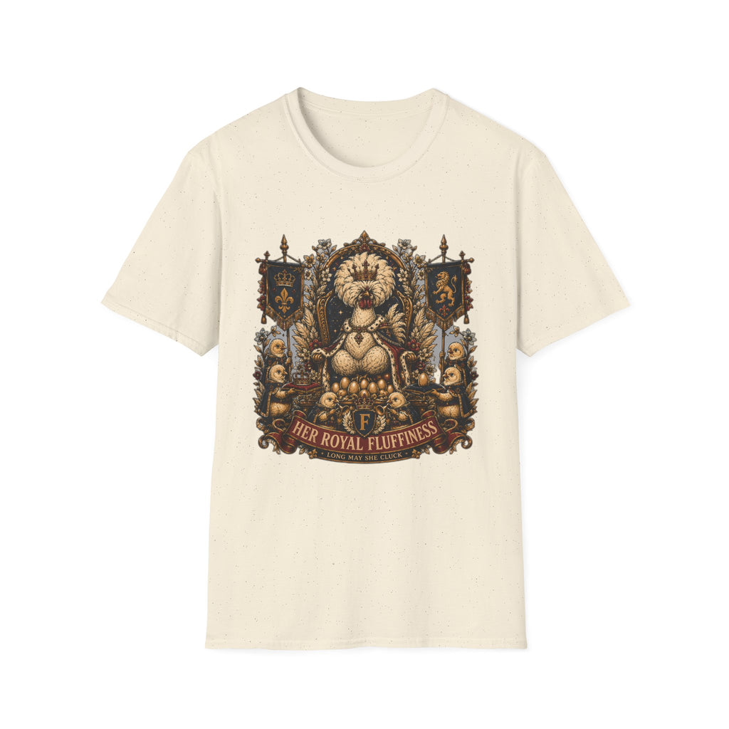 Royal Fluffiness — Queen of Eggs, ruler of the coop Polish Chicken T-Shirt