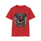 Master of Midnight Feathers Ayam Cemani T-Shirt — Gothic Rooster Graphic Tee