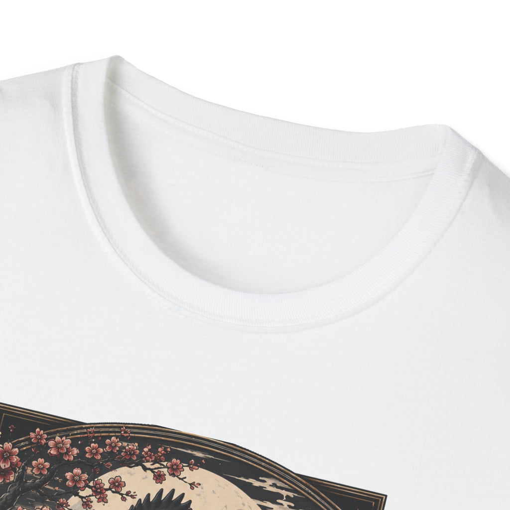 Shadow Samurai Ayam Cemani T-Shirt — Moonrise Warrior Rooster Tee