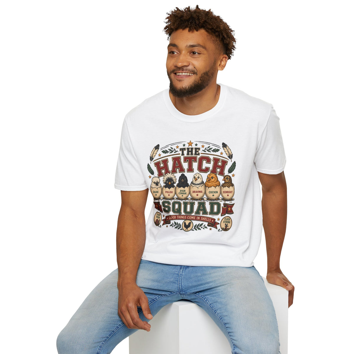The Hatch Squad Farm Team T-Shirt — Good Things Come In Shells Tee