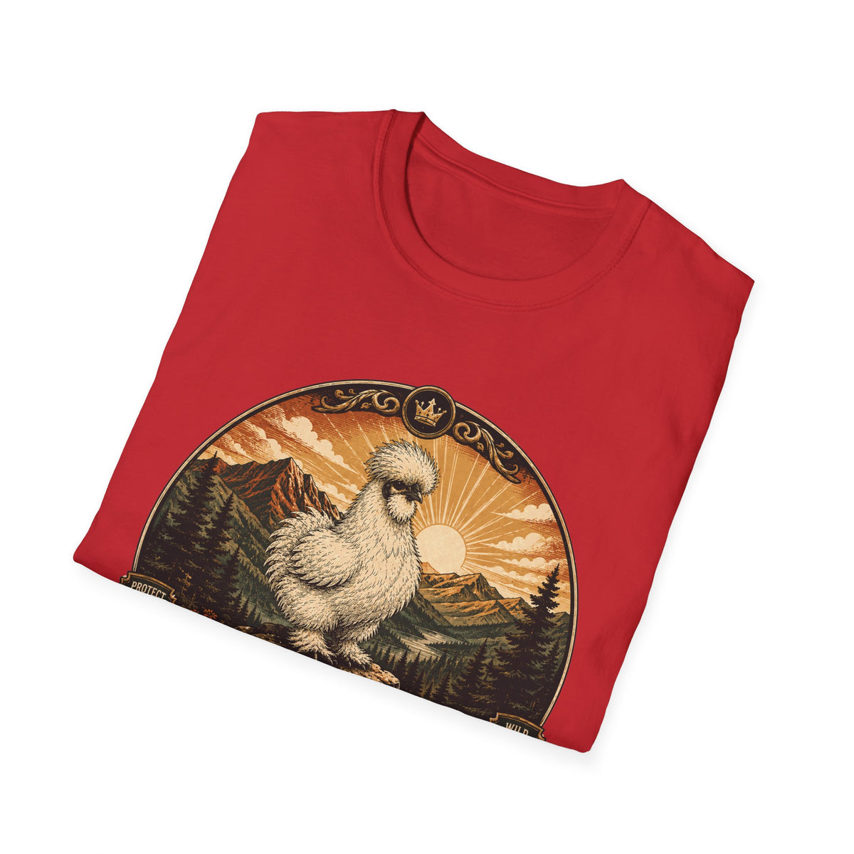 Fluff Range National Park Silkie T-Shirt — Vintage Park Badge Tee
