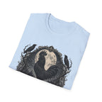 The Midnight Monarch Ayam Cemani T-Shirt — Moonlit Rooster Graphic Tee