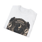 Master of Midnight Feathers Ayam Cemani T-Shirt — Gothic Rooster Graphic Tee