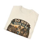 Do Not Speak to Me Before Feed Time Quail T-Shirt — Grumpy Quail Farmer Graphic Tee