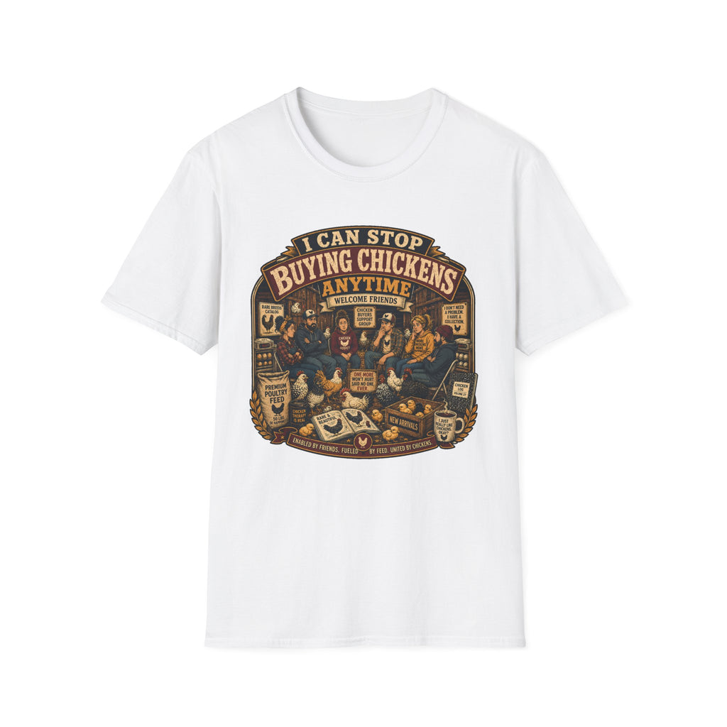 I Can Stop Buying Chickens Anytime T-shirt, photo 2